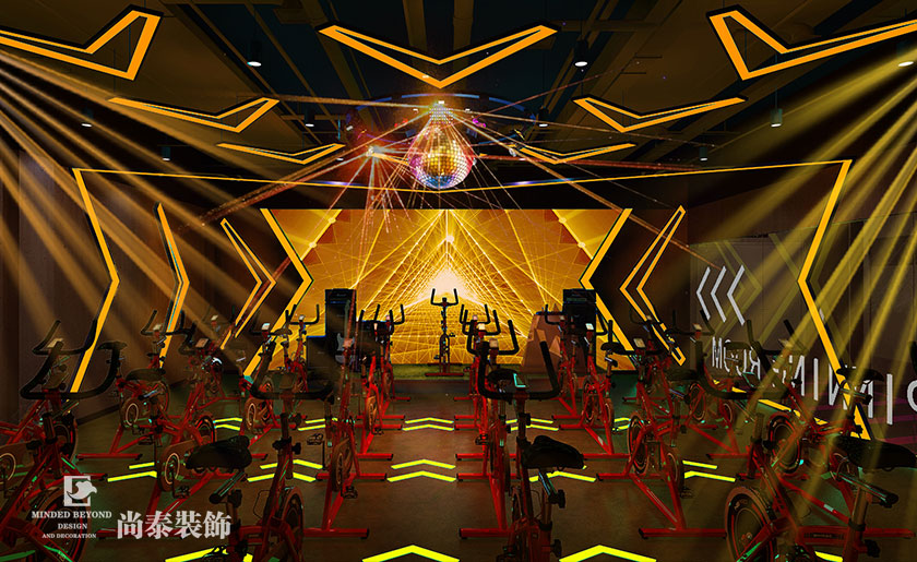 500平米健身會所裝修效果圖-陽光達人