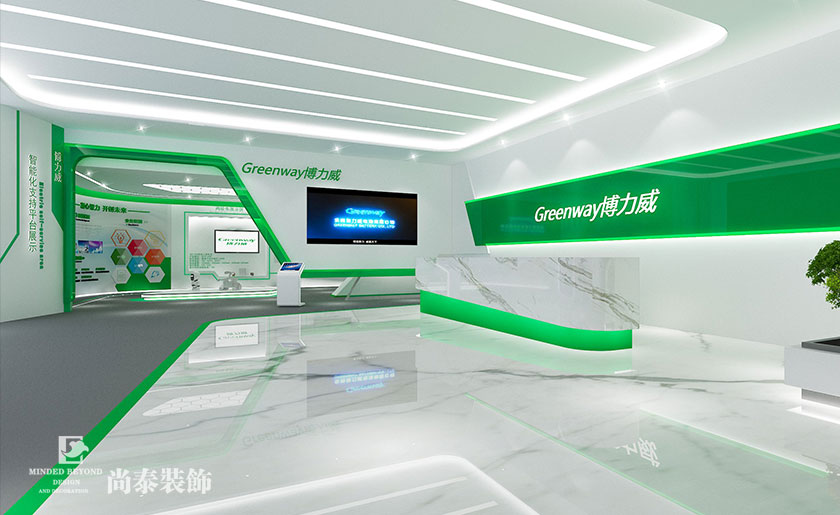 4000平米電子公司辦公室裝修設計 | 博力威電池