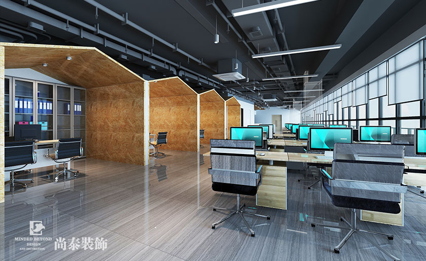 950平米工業包材制品公司辦公室裝修設計 | 明鑫集團