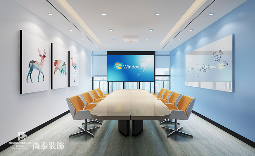 950平米工業包材制品公司辦公室裝修設計 | 明鑫集團