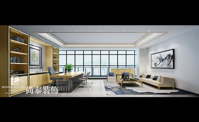 950平米工業包材制品公司辦公室裝修設計 | 明鑫集團