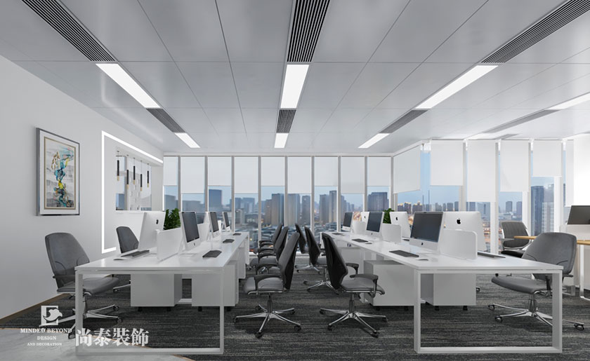 300平米醫療公司辦公室裝修設計 | 健緣集團