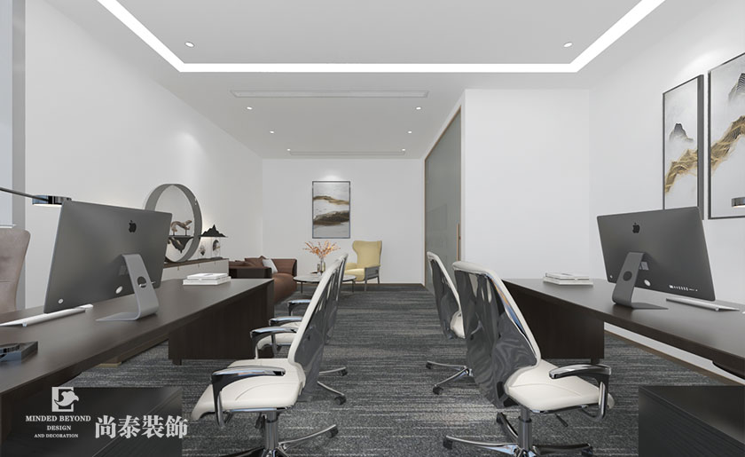 300平米醫療公司辦公室裝修設計 | 健緣集團