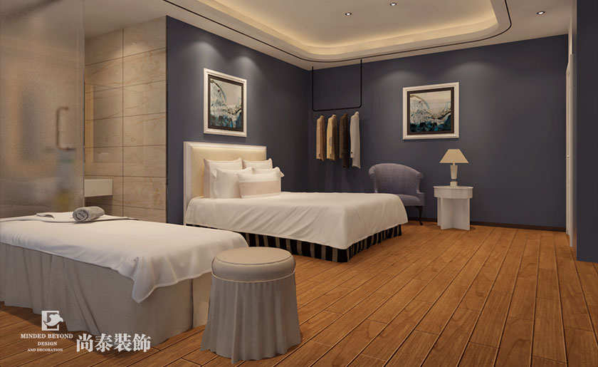 高端美容spa會所裝修效果圖-伊云國際