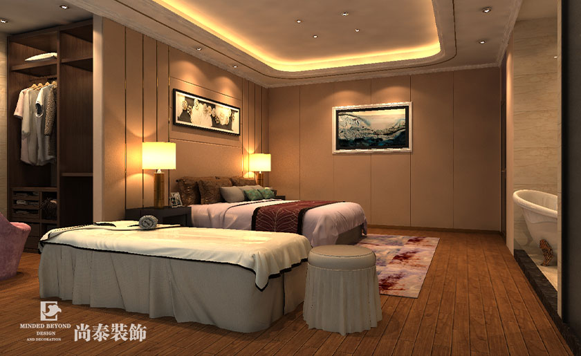 高端美容spa會所裝修效果圖-伊云國際