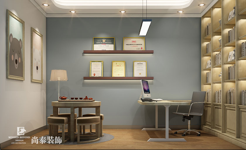 兒童教育培訓裝修效果圖-Etaik教育