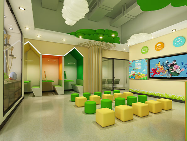 兒童教育培訓裝修效果圖-Etaik教育
