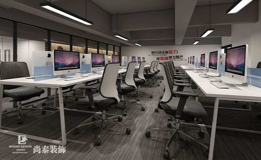 500㎡教育培訓(xùn)機(jī)構(gòu)裝修效果圖-牛劍教育