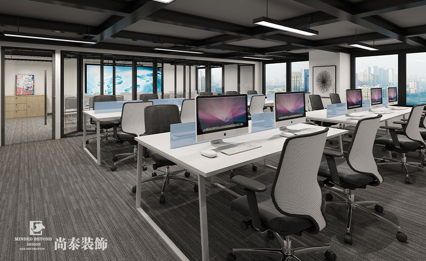 500㎡教育培訓(xùn)機(jī)構(gòu)裝修效果圖-牛劍教育