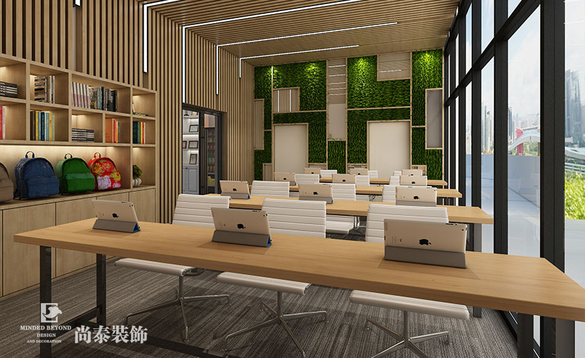 500㎡教育培訓(xùn)機(jī)構(gòu)裝修效果圖-牛劍教育