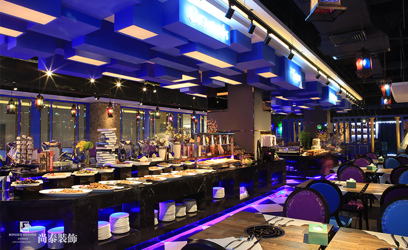 自助餐廳裝修效果圖 自助餐廳裝修效果圖