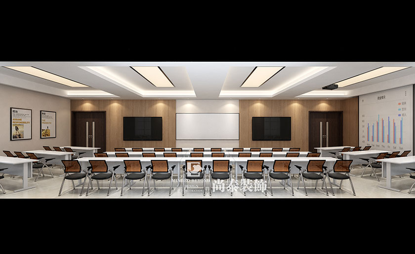 220平米大學(xué)辦公室裝修設(shè)計(jì) | 暨南大學(xué)