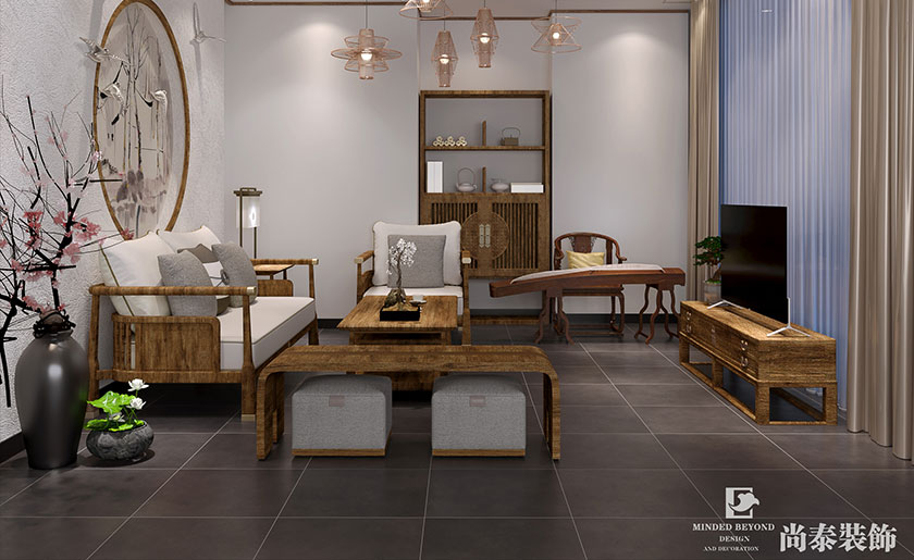 中式養生館裝修效果圖-舒扶堂