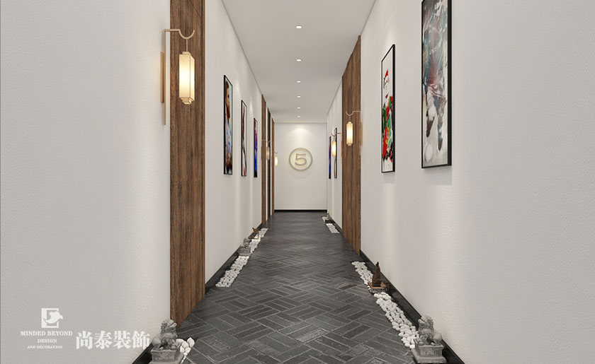 中式養生館裝修效果圖-舒扶堂