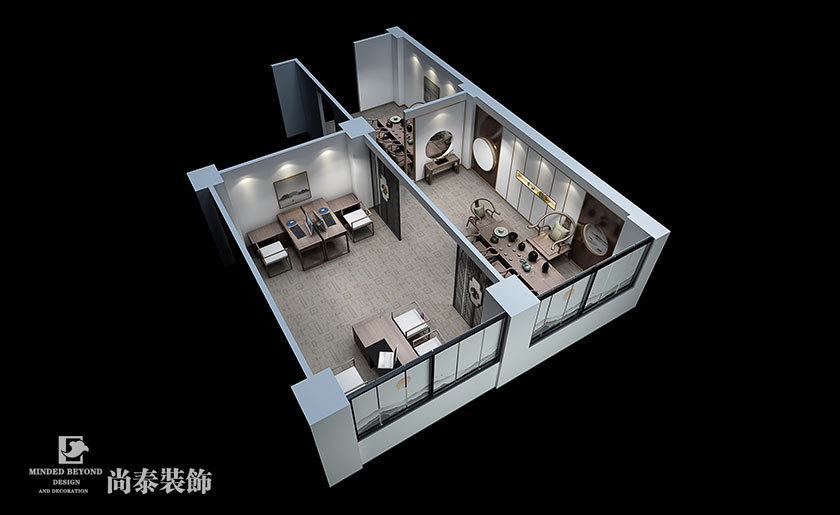 400平米燒烤店裝修效果圖-農重燒烤