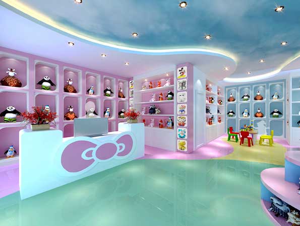 玩具教育空間裝修效果圖-親子夢工場