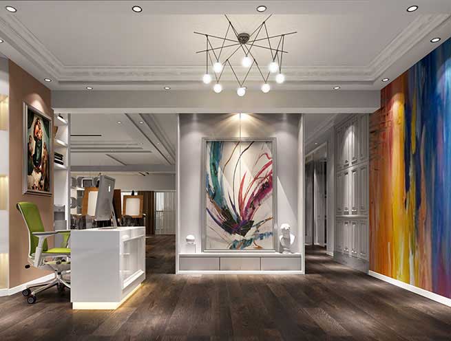 250多平米藝術繪畫裝修設計 | 約克藝術