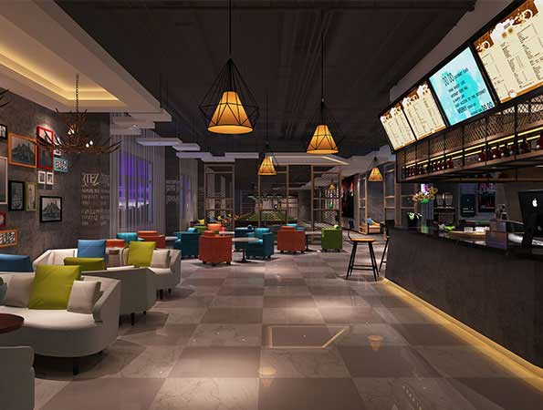 1200余平米網咖裝修設計 | 京南網咖