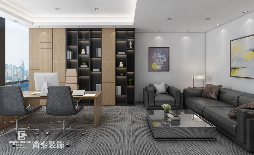 400平米科技信息公司辦公室裝修設計 | 智訊派科技