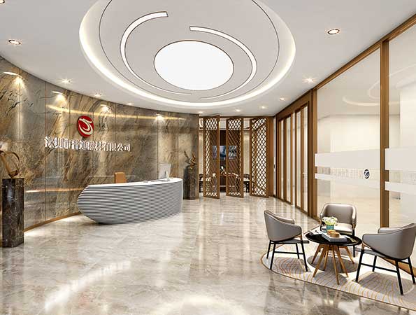 670平米磁材公司辦公室裝修設(shè)計(jì) | 晉通磁材