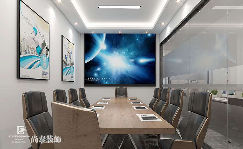 100平實業公司辦公室裝修設計 | 富盛源實業