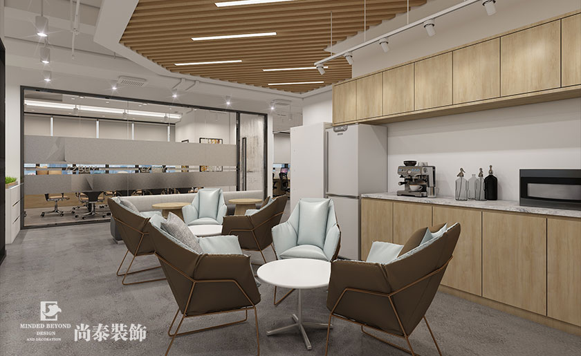 200平米貿易公司辦公室裝修設計 | 寶袋貿易科技