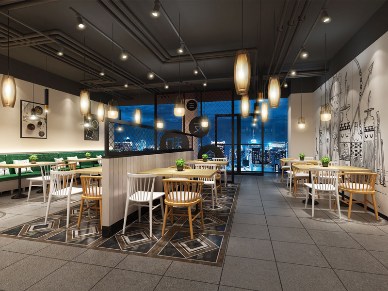 餐飲裝修風格圖片