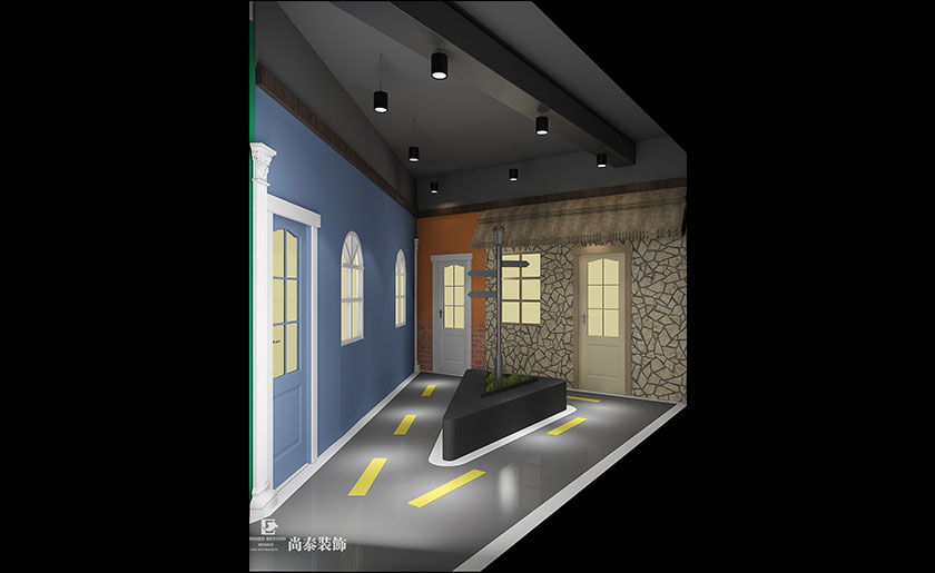 混搭風美術培訓裝修效果圖-戴伽美術學院