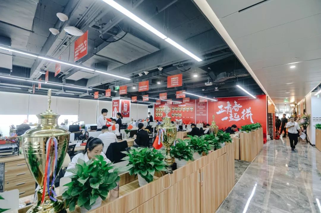 開放辦公區裝修實景圖 開放辦公區裝修實景圖