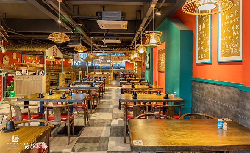 特色燒烤店裝修實景圖-都曉得李不管