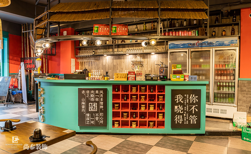 特色燒烤店裝修實景圖-都曉得李不管