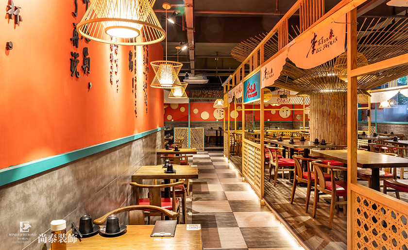 特色燒烤店裝修實景圖-都曉得李不管