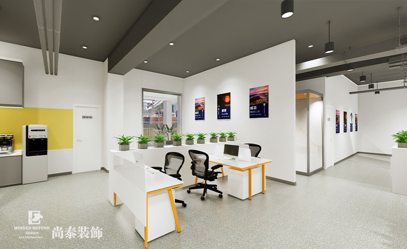 940㎡網絡公司辦公室設計裝修 | 藍凌軟件