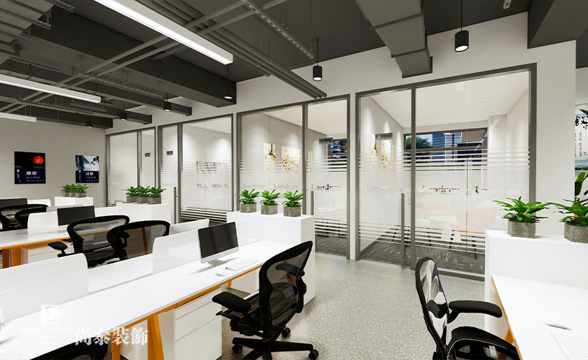 940㎡網絡公司辦公室設計裝修 | 藍凌軟件