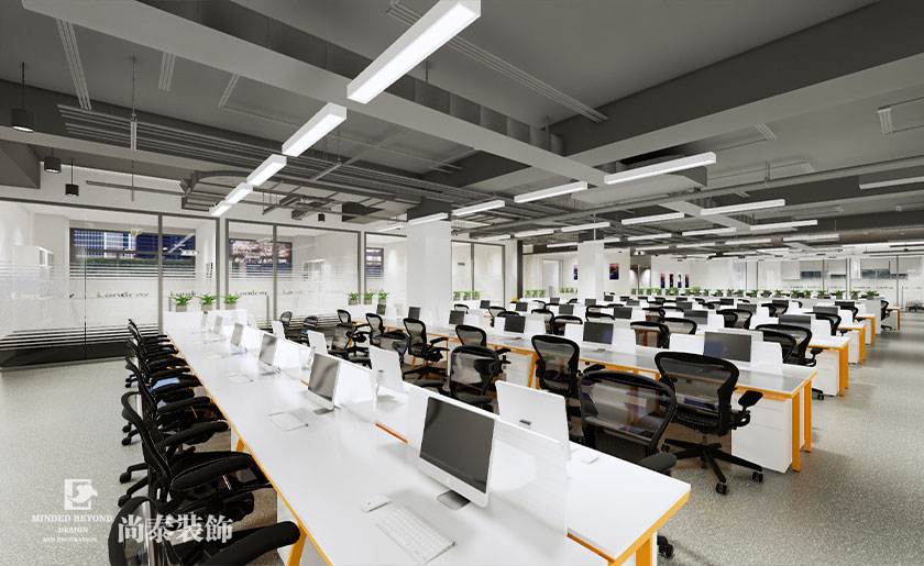 940㎡網絡公司辦公室設計裝修 | 藍凌軟件