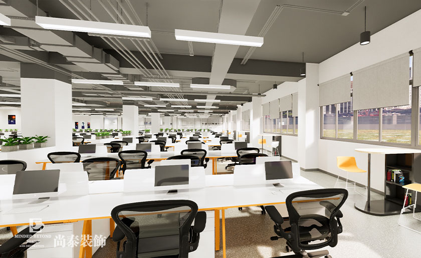 940㎡網絡公司辦公室設計裝修 | 藍凌軟件