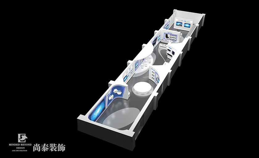 1900㎡高科技公司辦公展廳裝修設計 | 九洲電器集團