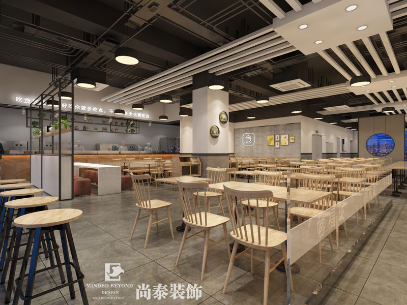 品牌快餐店裝修效果圖 品牌快餐店裝修效果圖