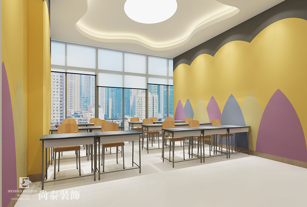 中小學培訓機構教室裝修效果圖 中小學培訓機構教室裝修效果圖