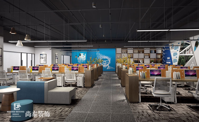 1500平米創新大型科技公司辦公室設計 | 宏博偉智