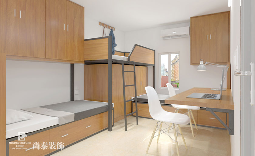 1000平米廣州員工宿舍裝修設計 | 廣州國際輕紡城