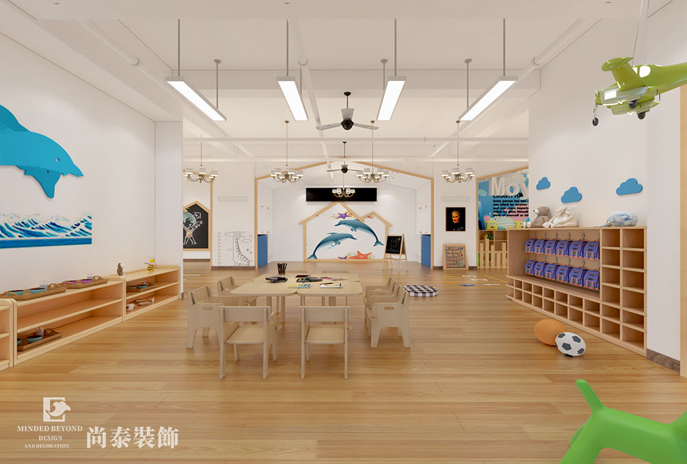 兒童教育培訓機構裝修效果圖