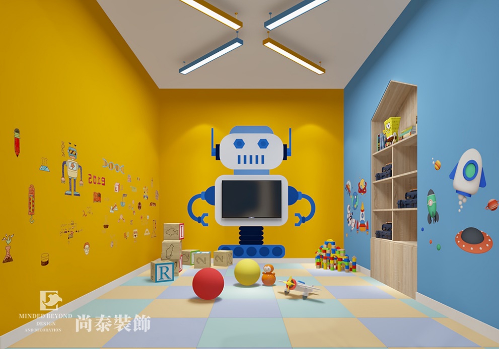 兒童培訓機構教室裝修效果圖 兒童培訓機構教室裝修效果圖