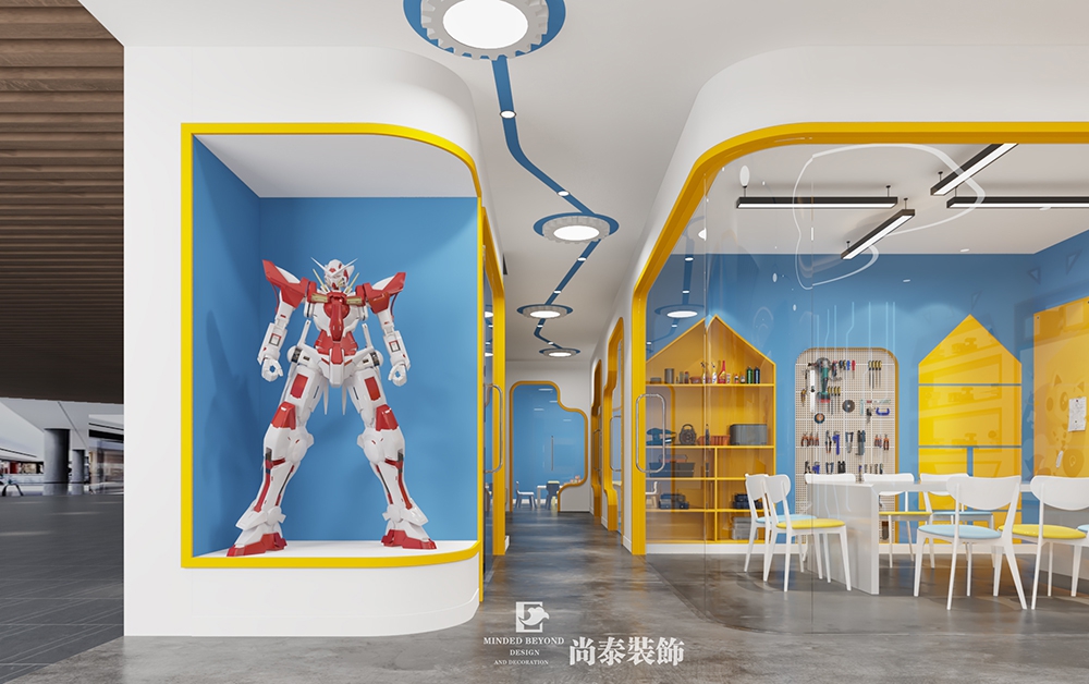 兒童培訓機構過道裝修效果圖 兒童培訓機構過道裝修效果圖