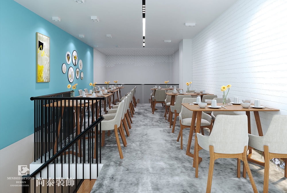 小型餐飲店裝修效果圖片