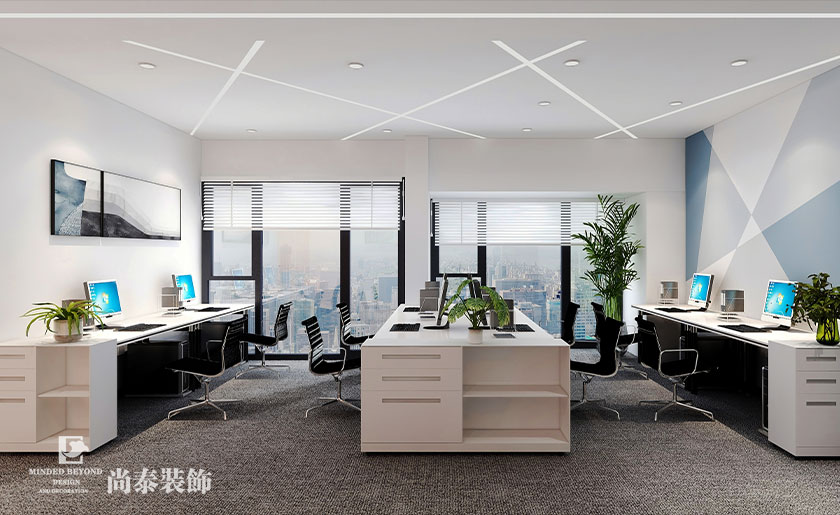 130㎡科技公司簡約辦公室設(shè)計 | 世視順科技