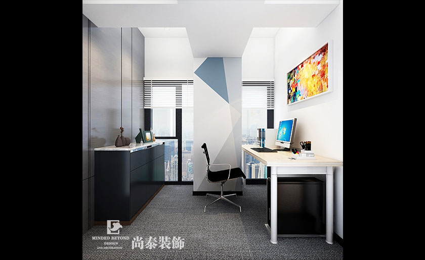 130㎡科技公司簡約辦公室設(shè)計 | 世視順科技
