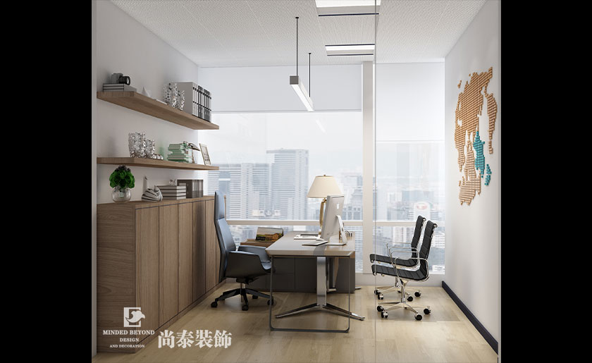 1700㎡上市LED產業科技公司辦公室裝修設計 | 萬潤科技