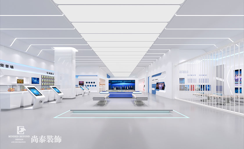 650平米健康產品企業展廳裝修設計 | 康亦健集團