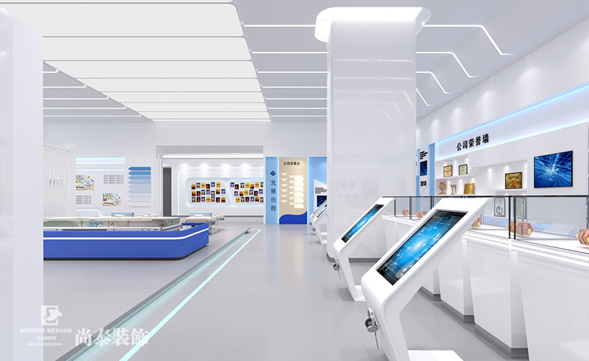 650平米健康產品企業展廳裝修設計 | 康亦健集團